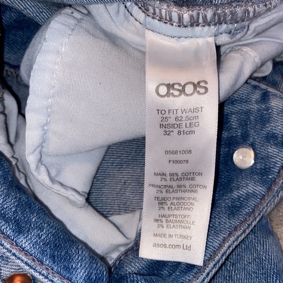 ASOS Skinny Jeans. To Fit Waist 25” - Picture 4 of 4